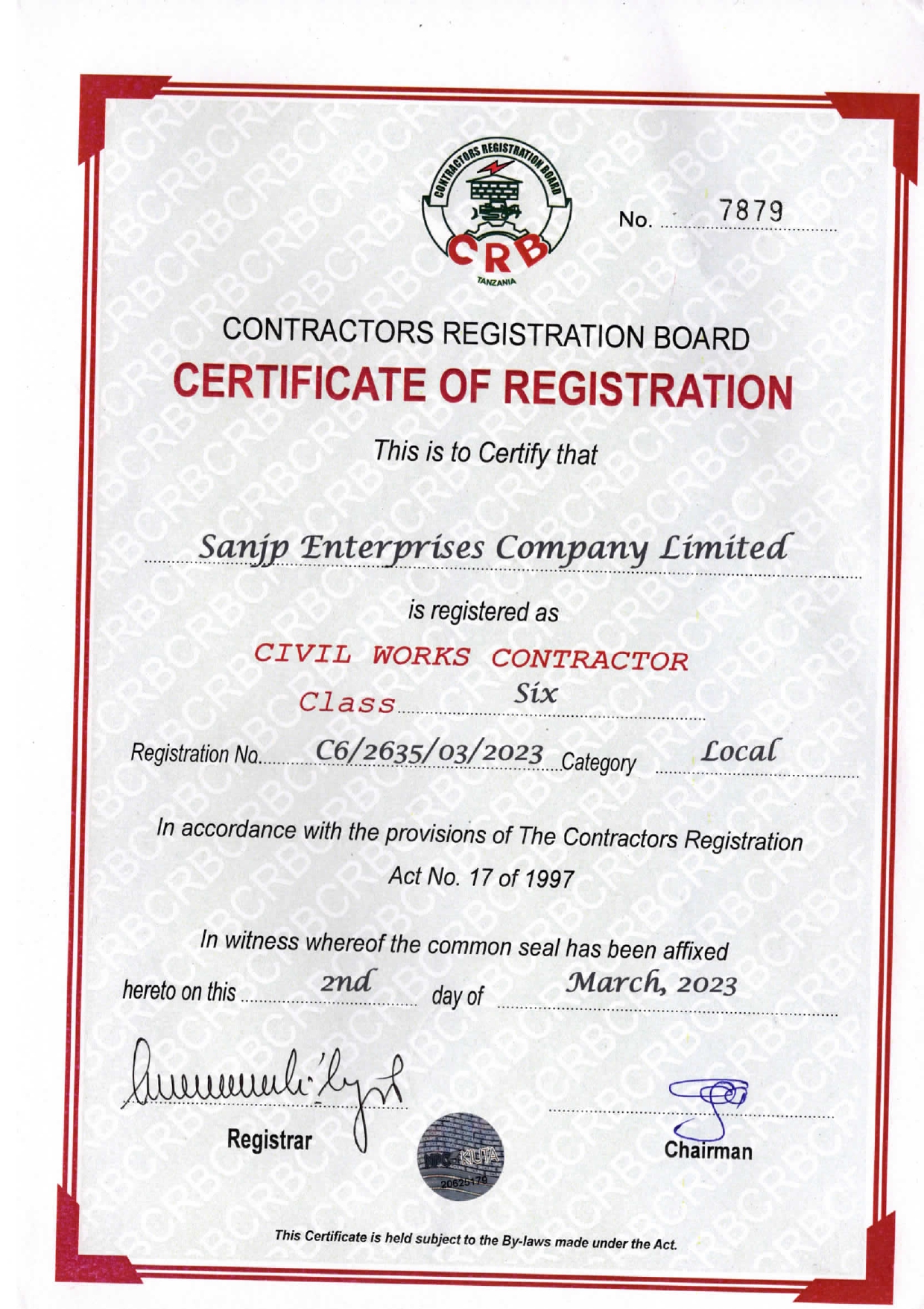 Certificate 3